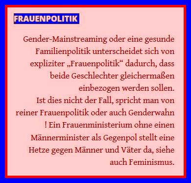 Definition Frauenpolitik